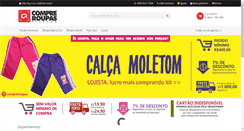 Desktop Screenshot of compreroupas.com.br